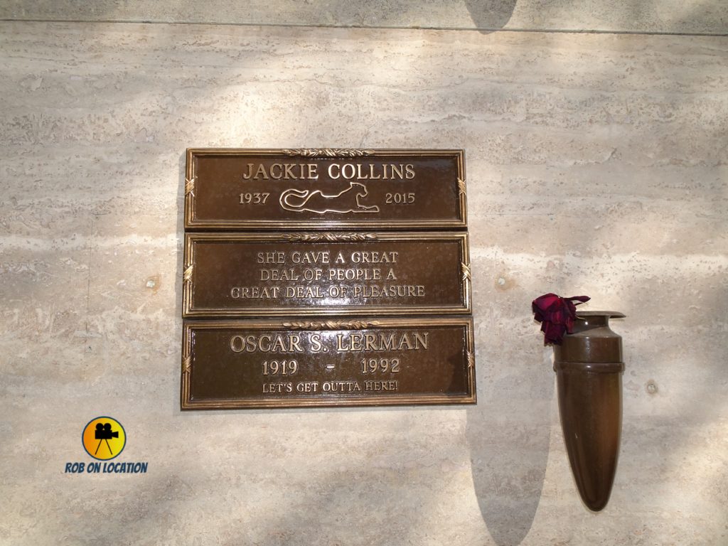 Jackie Collins grave