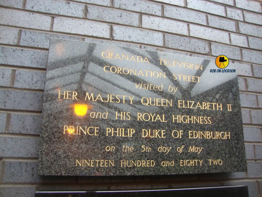 Coronation Street plaque