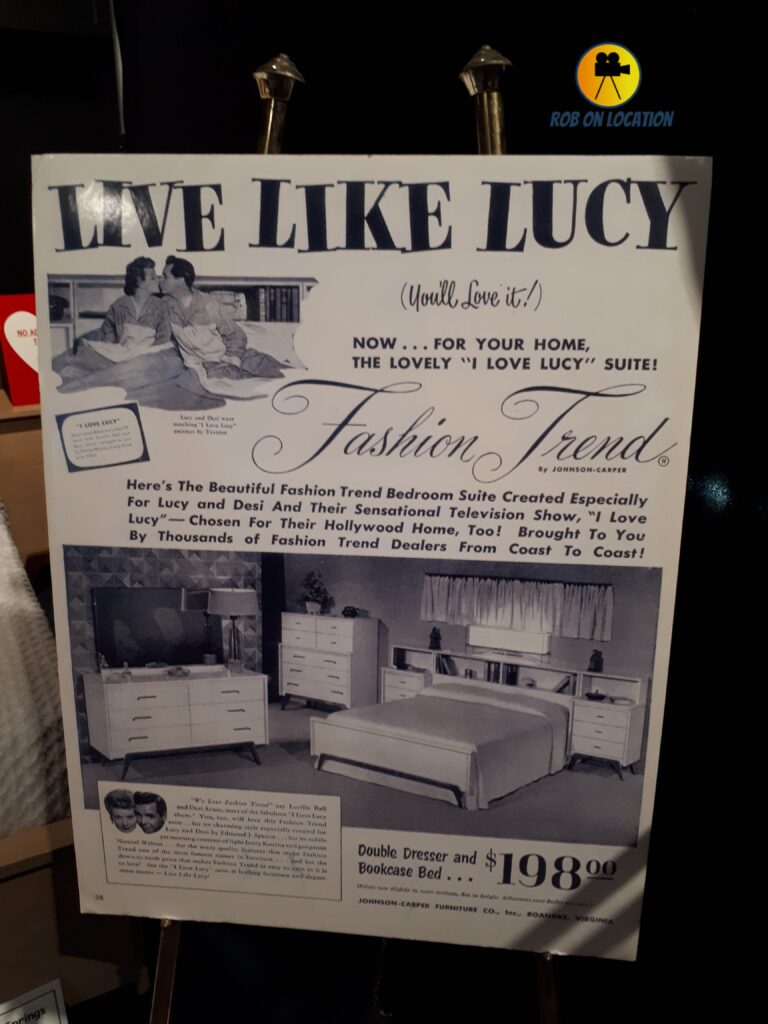 Lucille Ball's bedroom set