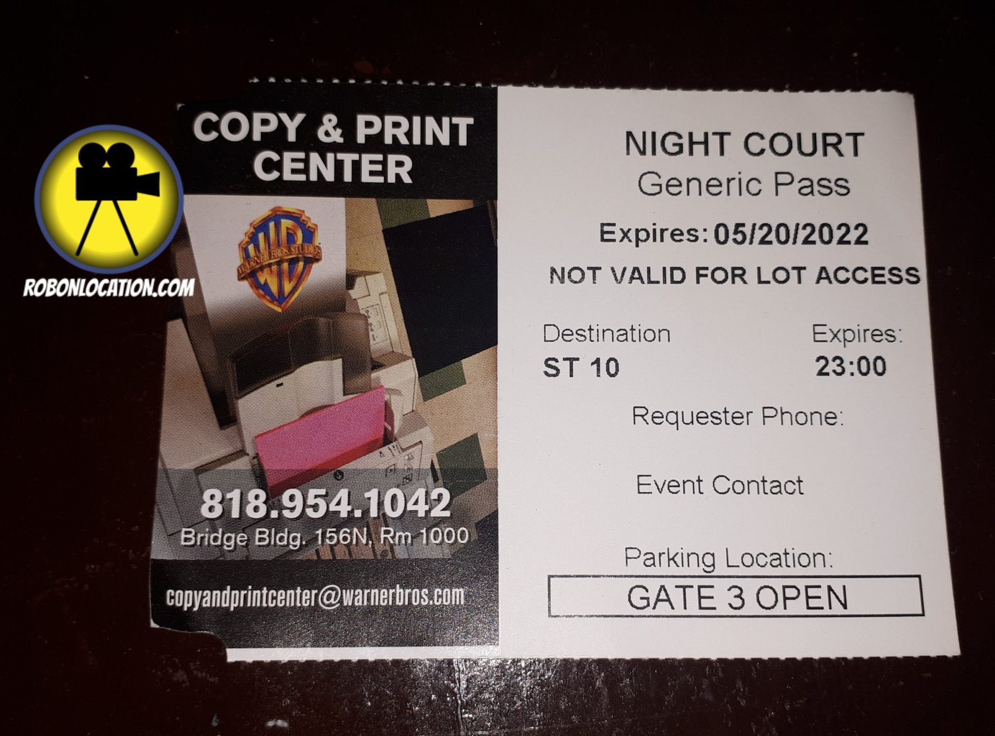 Night Court ticket
