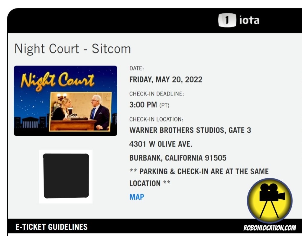 Night Court taping confirmation