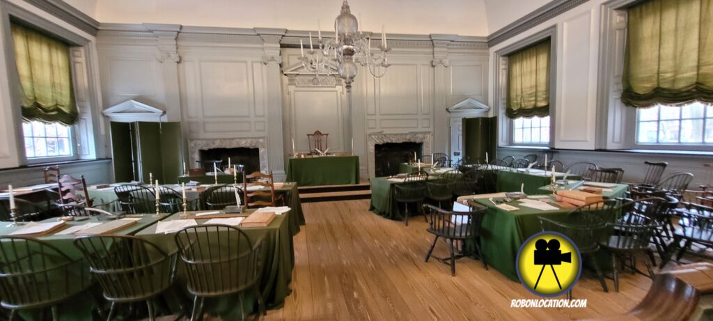Independence Hall as seen in National Treasure