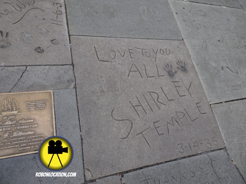 Grauman's Chinese Theater in Saving Mr. Banks - Shirley Temple