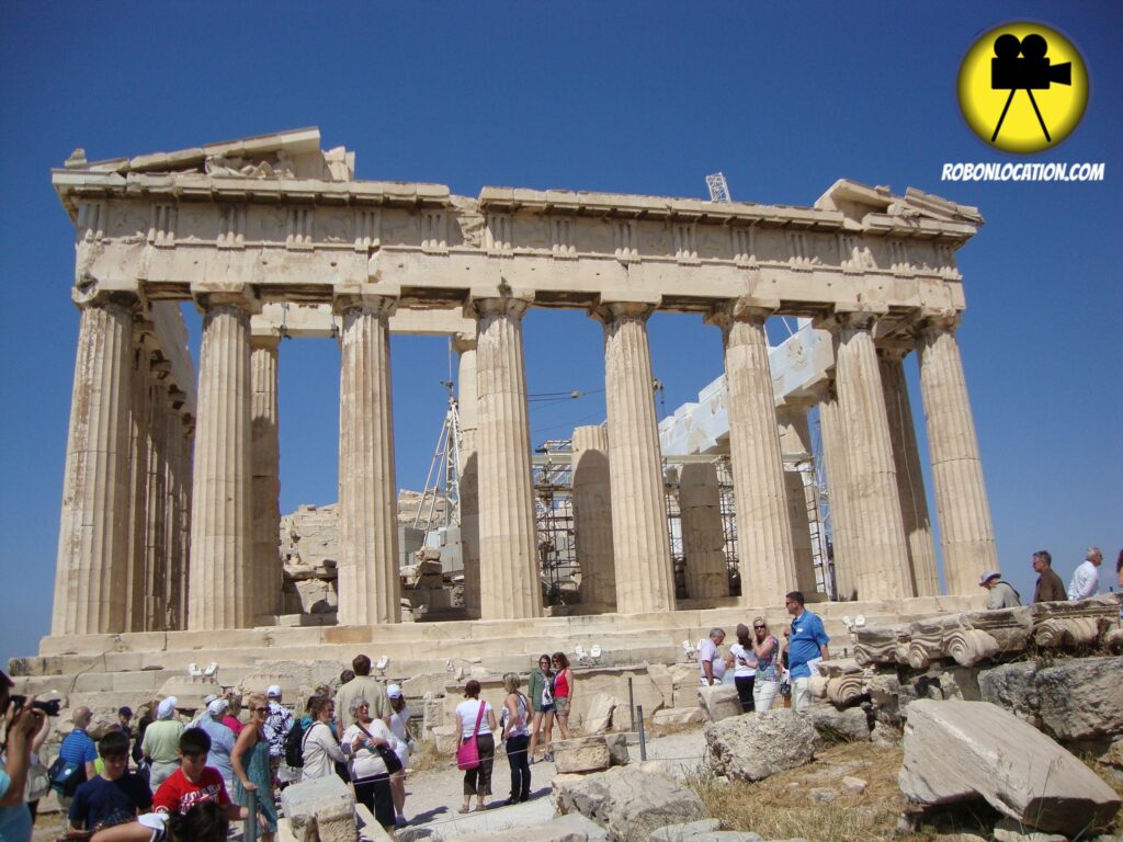 The Parthenon and the Acropolis as seen in My Big Fat Greek Wedding 3
