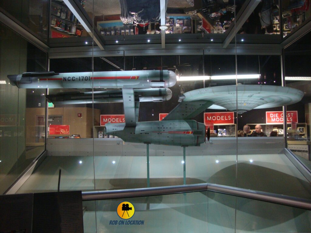 The USS Enterprise model at the National Air and Space Museum in Washington DC