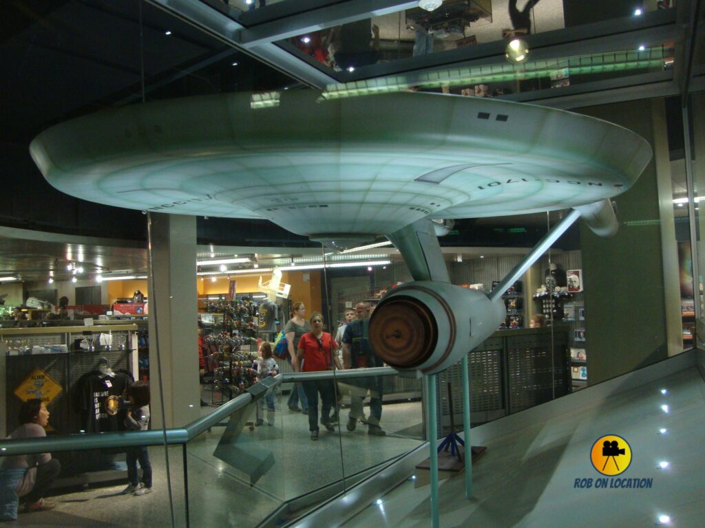 The USS Enterprise model at the National Air and Space Museum in Washington DC